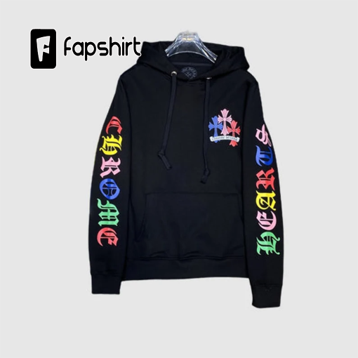 2023 Chrome Hearts Multi Color Cross Cemetery Hoodie,streatwear unisex cotton hoodie