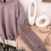 Embroidered Be The Light Sweatshirt | Christian Crewneck | Christian Sweatshirt | Faith Sweatshirt | Embroidered Crewneck