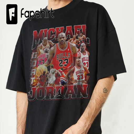 Jordan 90s Style Vintage Bootleg Tee graphic T shirt , Michael Jordan Vintage Inspired 90’s Rap Unisex T-Shirt