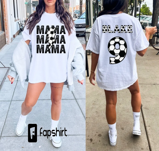 Custom Soccer Mom Shirt, Mom Soccer Tee, Mama Soccer Shirt, Soccer Season Shirt, Sports Mom Tee, Soccer player shirt, kid ball game day