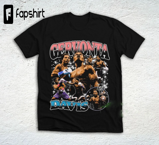 GERVONTA DAVIS Tank T Shirt Boxing Rap 90s Retro Casual Men Women T-Shirt