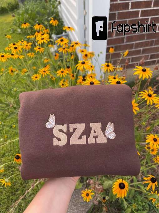 SZA Embroidered crewneck/hoodie