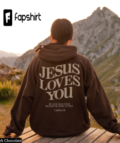 Jesus Loves You Hoodie Christian Hoodie Christian…