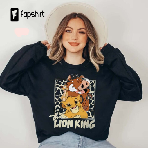 Lion King Sweatshirt, Vintage Disney Shirt, Simba Timon Pumba Shirt, Disneyland Trip 2023 Shirt, Disney World Shirt, Disney Vacation Shirt