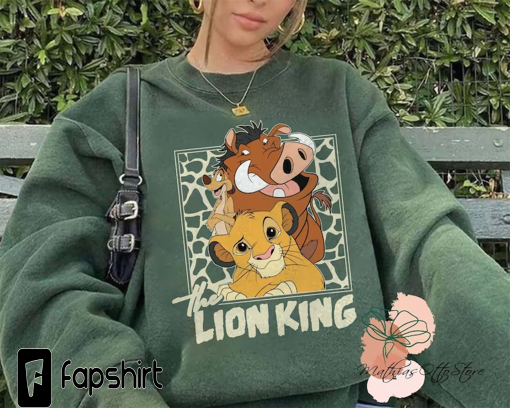 Lion King Sweatshirt, Vintage Disney Shirt, Simba Timon Pumba Shirt, Disneyland Trip 2023 Shirt, Disney World Shirt, Disney Vacation Shirt