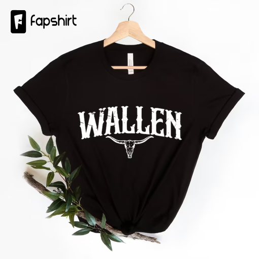 Wallen Shirt, Wallen Bullskull Shirt, Country Music Shirt, Wester Shirt, Cowboy Shirt, Country Concert Shirt, Cow Skull Shirt, Country Girl