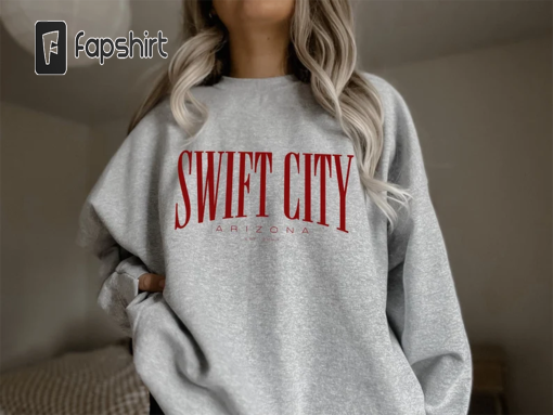 Swift City Crewneck, Eras Tour Merch, Taylor Swiftie merch, Glendale Arizona