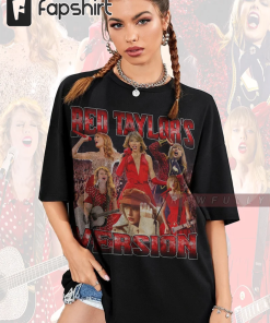 Taylor 90s Vintage Shirt, Red Taylor’s Version…