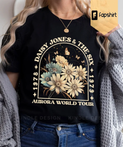 Wildflower Aurora Concert Shirt, Boho Daisy Jones…