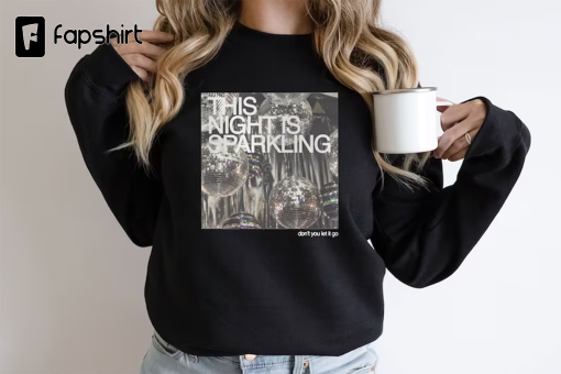 Enchanted Shirt, This Night Is Sparkling Shirt, Taylor Swiftie Merch, The Eras Tour Shirt, Swiftie Gift Idea