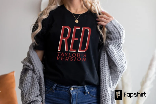 Taylor Swift Tee, Taylor Swift Shirt, Shirt for T Swift Fans, Concert Tee, Taylor Swift Concert Tee,Taylor Lover Album Shirt,Red Album Shirt