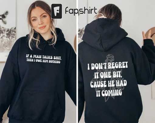 I Did Something Bad Sweatshirt, Rep Eras T0ur, I Don’t Regret It One Bit Lyric Tee, Swiftie Reputation Merch Hoodie, If a Man Talks Shit Tee