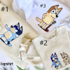 Bluey And Bingo Embroidered Design File,Machine Embroidery