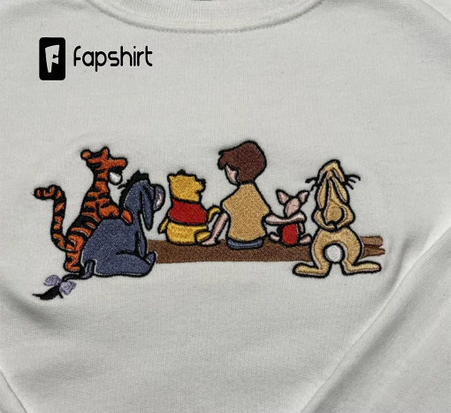 Winnie the Pooh and friends | Embroidered Sweatshirt