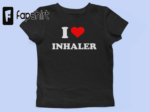 I Heart Inhaler Baby tee| Graphic Shirt for Women | Iconic Y2K Retro T-shirt | Gift for her | Frank Ocean Fanmerch | PopCulture Hip Hop