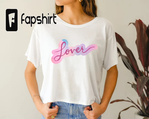 Taylor Swift Lover Album Cropped Tee – The Eras Tour Concert Shirt – Swiftie Fan cropped tshirt – Taylor Swift lover t-shirt