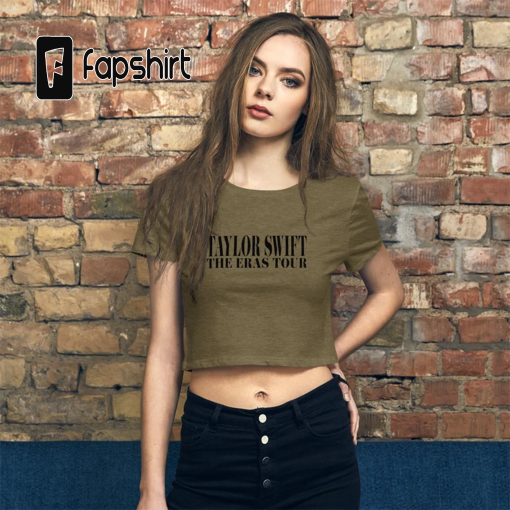 Taylor Swift Eras Tour Women’s Crop Top – Trendy & Comfy Concert Wear – Logo Design – Perfect Fan Gift for any Swiftie