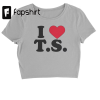 Taylor Look What You Made Me Do I Heart TS Cropped Tee