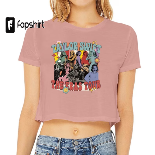 Taylor Swift Eras Tour Women’s Flowy Cropped Tee