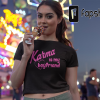 “Karma is my Boyfriend Flowy Cropped Tee, Midnights Tee, Retro Karma Crop, Karma T-Shirt, Boyfriend Cropped Tee “