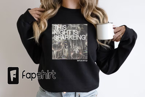 Enchanted Shirt, This Night Is Sparkling Shirt, Taylor Swiftie Merch, The Eras Tour Shirt, Swiftie Gift Idea