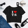 Tank Top – I love HEART TS – funny humor retro tee – XS-2X – Soft Unisex Soft shirt Tank Top