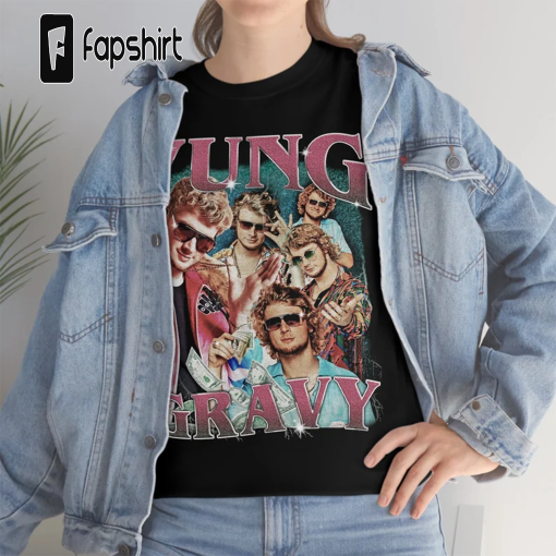 YUNG GRAVY Vintage Unisex Shirt, Vintage Yung Gravy TShirt Gift For Him and Her , Yung Gravy 90s retro design graphic tee