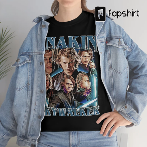 Anakin Skywalker Acid Wash Oversized Shirt | Anakin Skywalker Shirt | Anakin Skywalker Classic Vintage Bootleg Shirt | Anakin Skywalker Tee