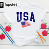 Usa Flag Comfort Colors T-shirt, USA Shirt, America Shirt, 4th of July, American Flag Shirt, Camping USA Flag Shirt, USA Olympic Team Shirt