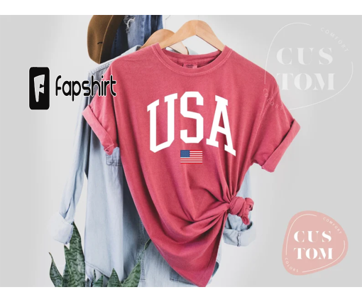 USA Flag Shirt, 4th of July Shirt, Big USA Tshirt, USA Comfort Colors Shirt, Comfort Colors Usa Flag Tee, Usa Comfort Colors Tee, Usa Shirt