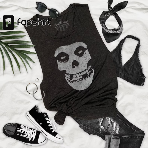 Misfits Punk Rock Vintage Flowy Festival Muscle Tank Top