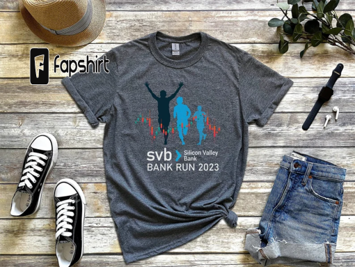 SVB Silicon Valley Bank Run T-Shirt, Time For A Bank Run SVB Shirt, Project Management Sweatshirt, Risk Management 2023, Finance Banking Tee