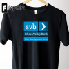 Silicon Valley Bank SVB Risk Management Department Crewneck T-Shirt