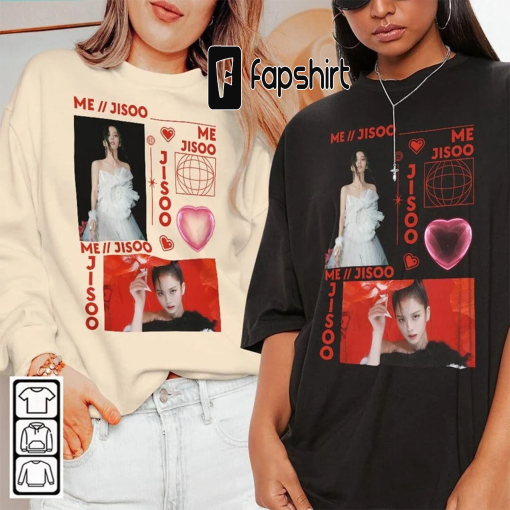 Blackpink Jisoo, Jisoo ME, Jisoo Shirt, Kpop Album Music Sweatshirts T-Shirt Hoodie