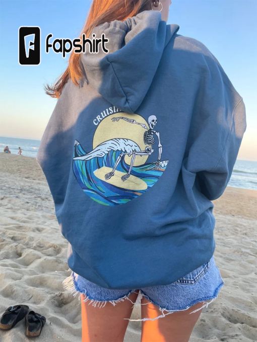 Blue Cruisin’ Skeleton Hoodie