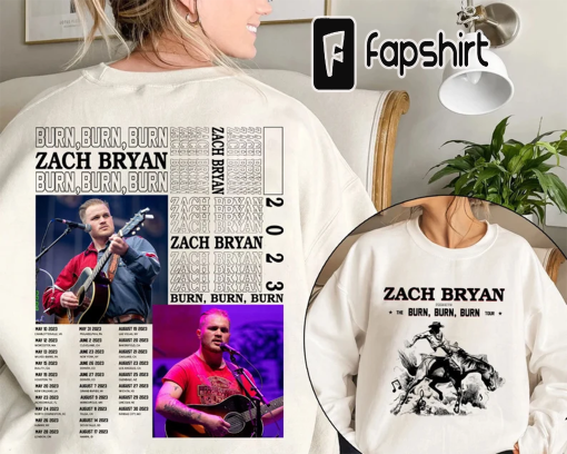 American Burn Burn Burn Tour 2023 T-shirt 2 Side ,Zach Bryan 90s Rap Sweatshirt ,Zach Bryan Album Merch, Zach Bryan Tour 2023, Country Music