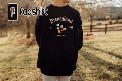 Disneyland Sweatshirt, Youth Crewneck Sweatshirt, Disney Pullover, Funny Unisex Sweater, Gift for Her