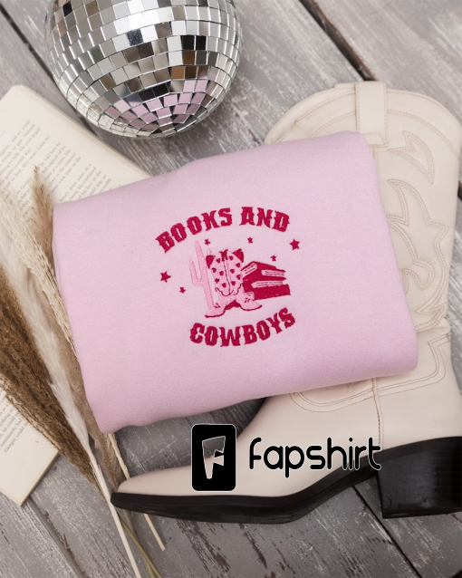 Books and Cowboys Sweatshirt, Hoodie, T-shirt