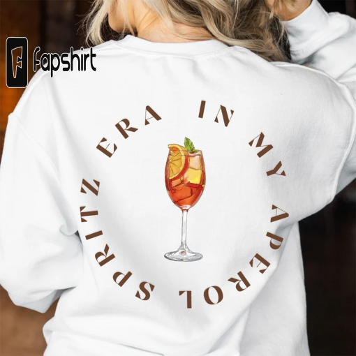 Aperol Spritz Era Sweatshirt, Gifts for Her, Minimalist Sweatshirt, Aprés Ski Sweatshirt, Trendy Sweater, Statement Sweatshirt, Dupe