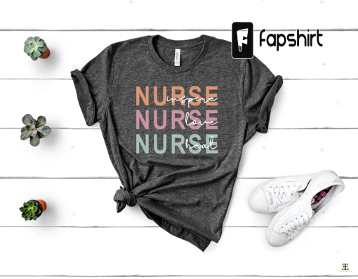 Nurse Love Inspire Heal Shirt, Nursing Shirt, Nurse Week Shirt, Nursing School Tee, RN Shirt, Registered Nurse Shirt, Nurse Shirt