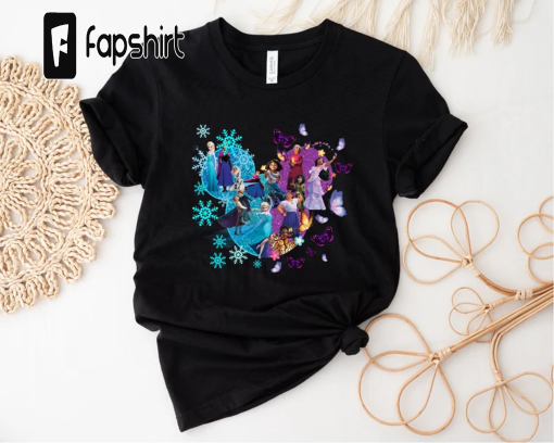 Frozen and Encanto Shirt, Mickey Head Frozen and Encanto Tee, Disney Group Tee, Disney Princess Family Shirt Hoodie Sweatshirt, Disney World