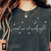 Meet Me At Midnight Sweatshirt, Women’s Song Lyrics Shirt, Trending Shirt, Pop Concert Hoodie, Best Friend Gifts, Cute Graphic Tee, U5997