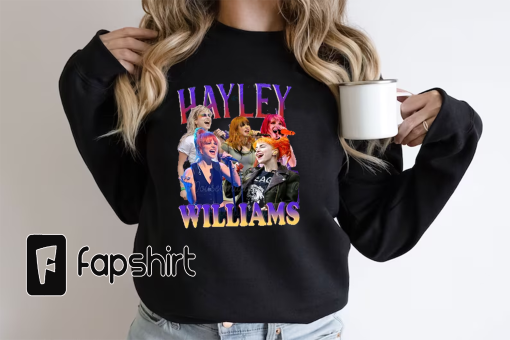 Paramore Rock Band Hayley Williams Homage T-Shirt, HAYLEY Williams Fan Gift, Hayley Williams 90s Style Shirt, Rock Lover Gift