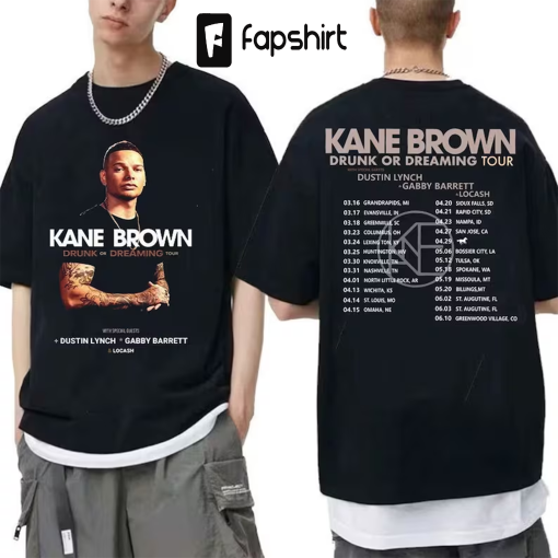 Kane Brown Drunk Or Dreaming Tour T-Shirt, Kane Brown 2023 Tour Hoodie, Kane Brown Merch, Country Music, Kane Brown Cowboy Tee,Western Shirt