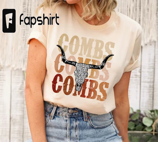 Combs Crazy Bullhead Shirt, Country Music Combs Tee, Music Concert Shirt, Country Girl Shirt, Country Cowgirl Shirt