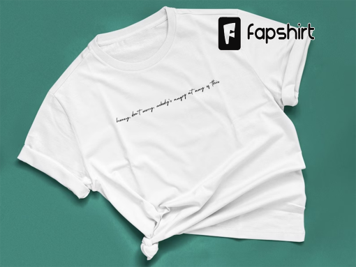 Anyway Noah Kahan Inspired Lyric Unisex T-Shirt