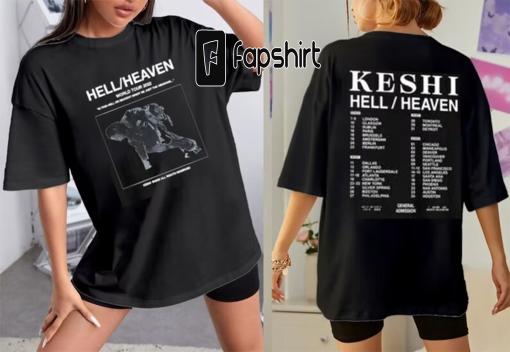 Hell Heaven Tour Shirt, Keshi World Tour 2023 Shirt, right here Shirt, Like I Need You Shirt, SOMEBODY Shirt, Keshi World Tour 2023 Shirt