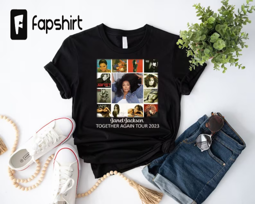 Janet Jackson Shirt, Janet Jackson TogetherAgain Tour 2023 T Shirt, Janet Jackson Merch