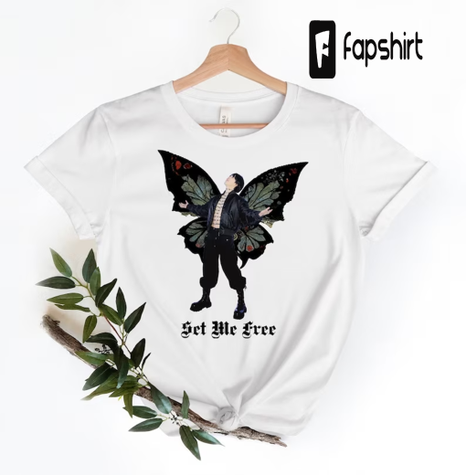 Jimin Set Me Free Shirt, Jimin Face Shirt,Jimin Solo Album Shirt,Jimin Lover Gift,Army Friend Shirt,Butterfly Jimin,Kpop Fan Gift,Jimin Tee