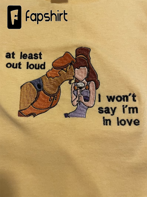 Hercules and Megara Embroidered Sweatshirt